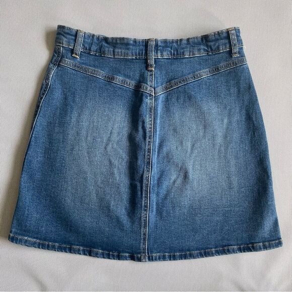Gap Button Front Denim Mini Skirt Women’s Size 2 (26) - Picture 4 of 6